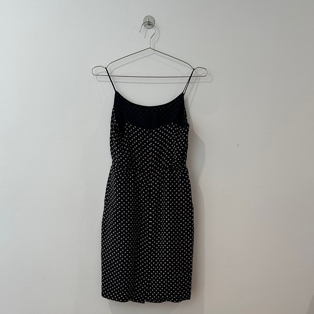 J. Crew Black and White Spotted Mini Dress - Picture 4 of 4